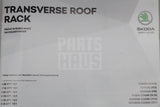 Skoda Kodiaq 2017-2024 accessory roof bars 565071151