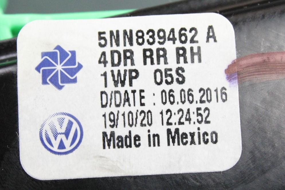VW Tiguan Allspace SEAT Tarraco window regulator (rear right) 5NN839462A