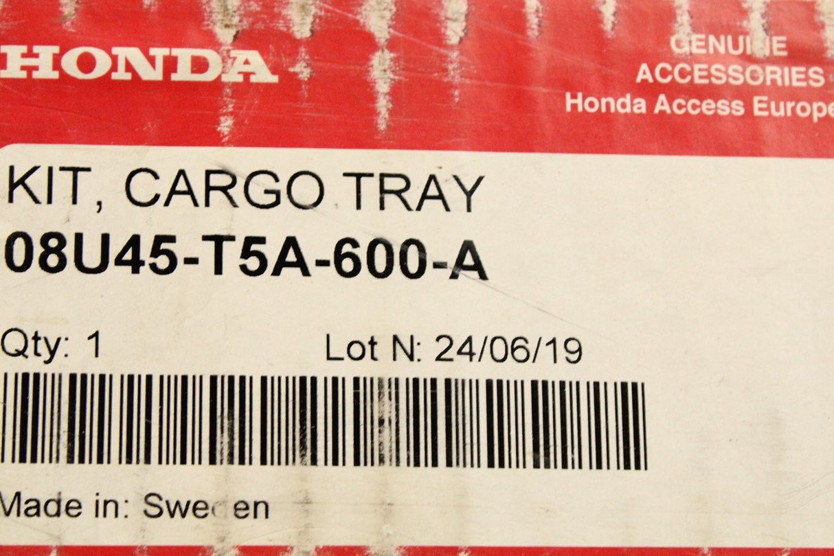 Honda Jazz boot liner tray 08U45-T5A-600-A