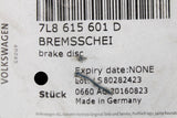 Audi Q7 2007-2009 358mm rear brake discs (x2) 7L8615601D
