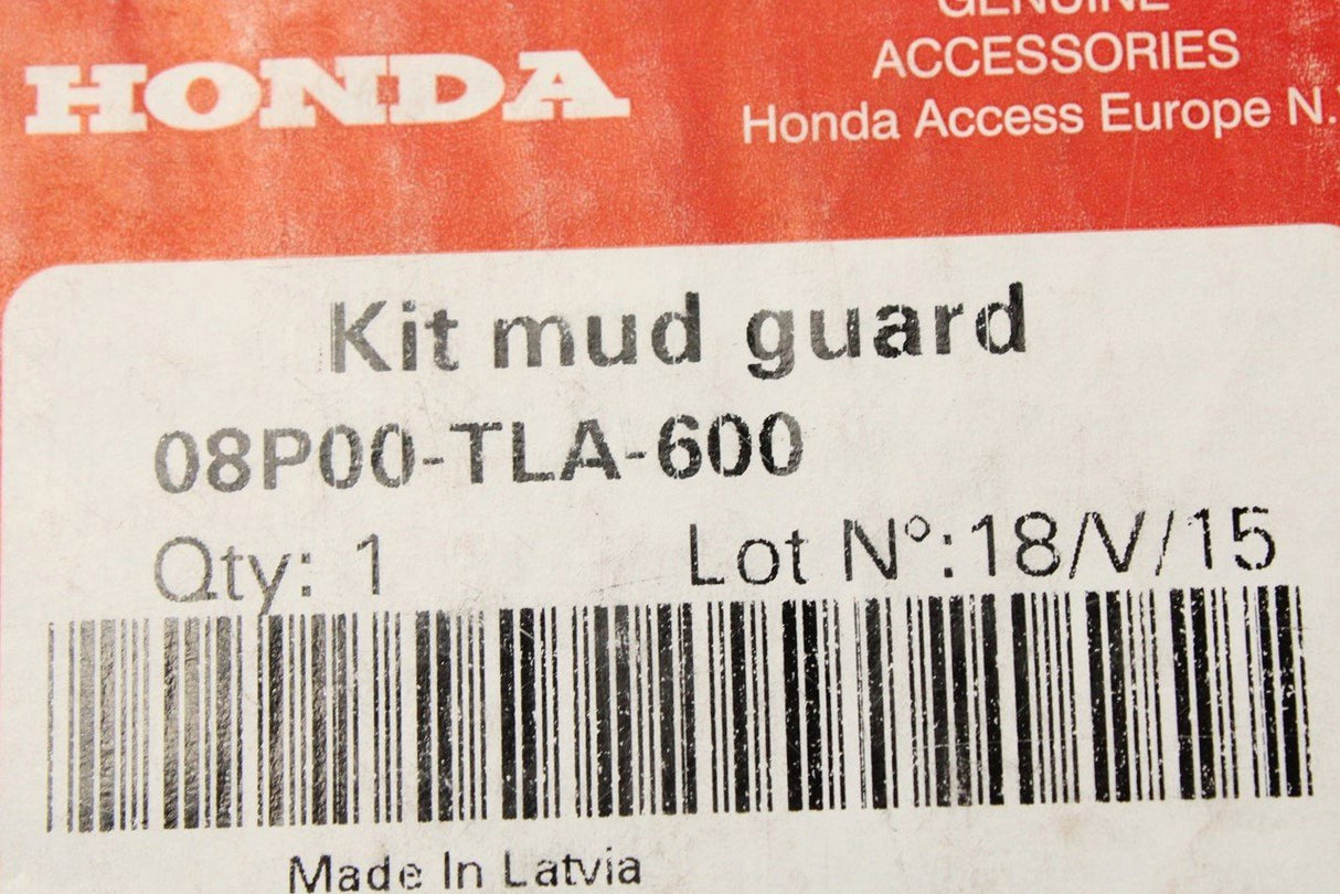 Honda CR-V 2019-on mud flap set (front and rear) 08P00-TLA-600
