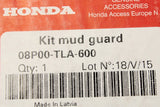Honda CR-V 2019-on mud flap set (front and rear) 08P00-TLA-600