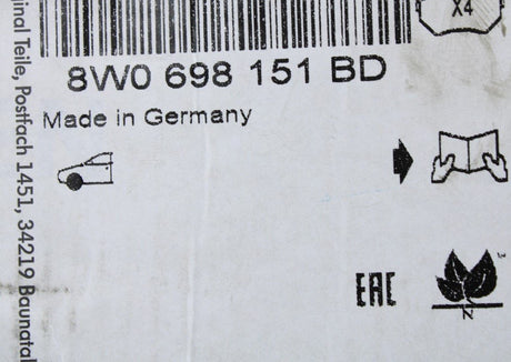 Audi S4 S5 2016-on front brake pads for 350mm front discs 8W0698151BD