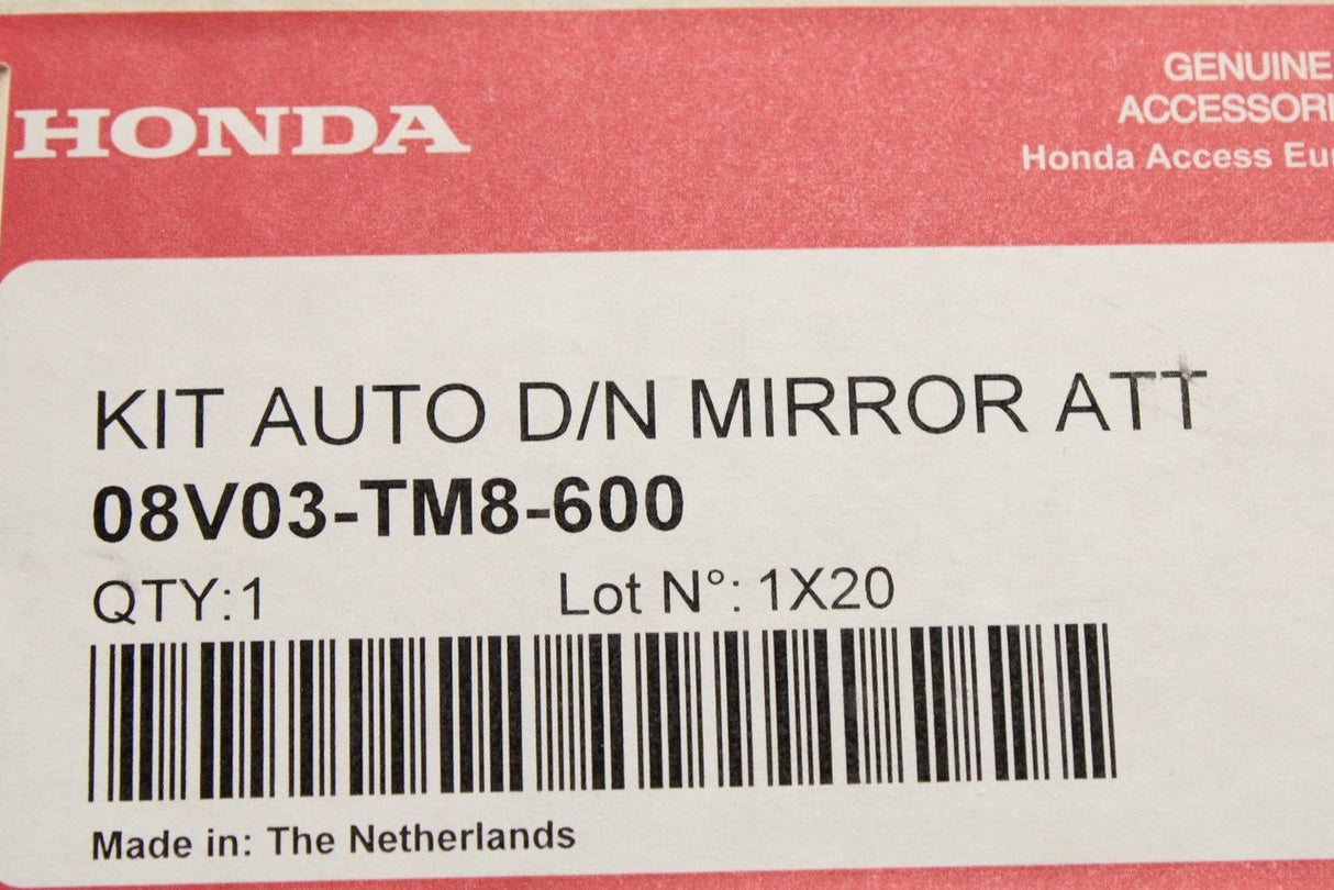 Honda automatic dimming rear view mirror 08V03-TM8-600