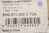 VW Amarok 2011-2020 rear styling bars (stainless steel) 2H0071000C 72A