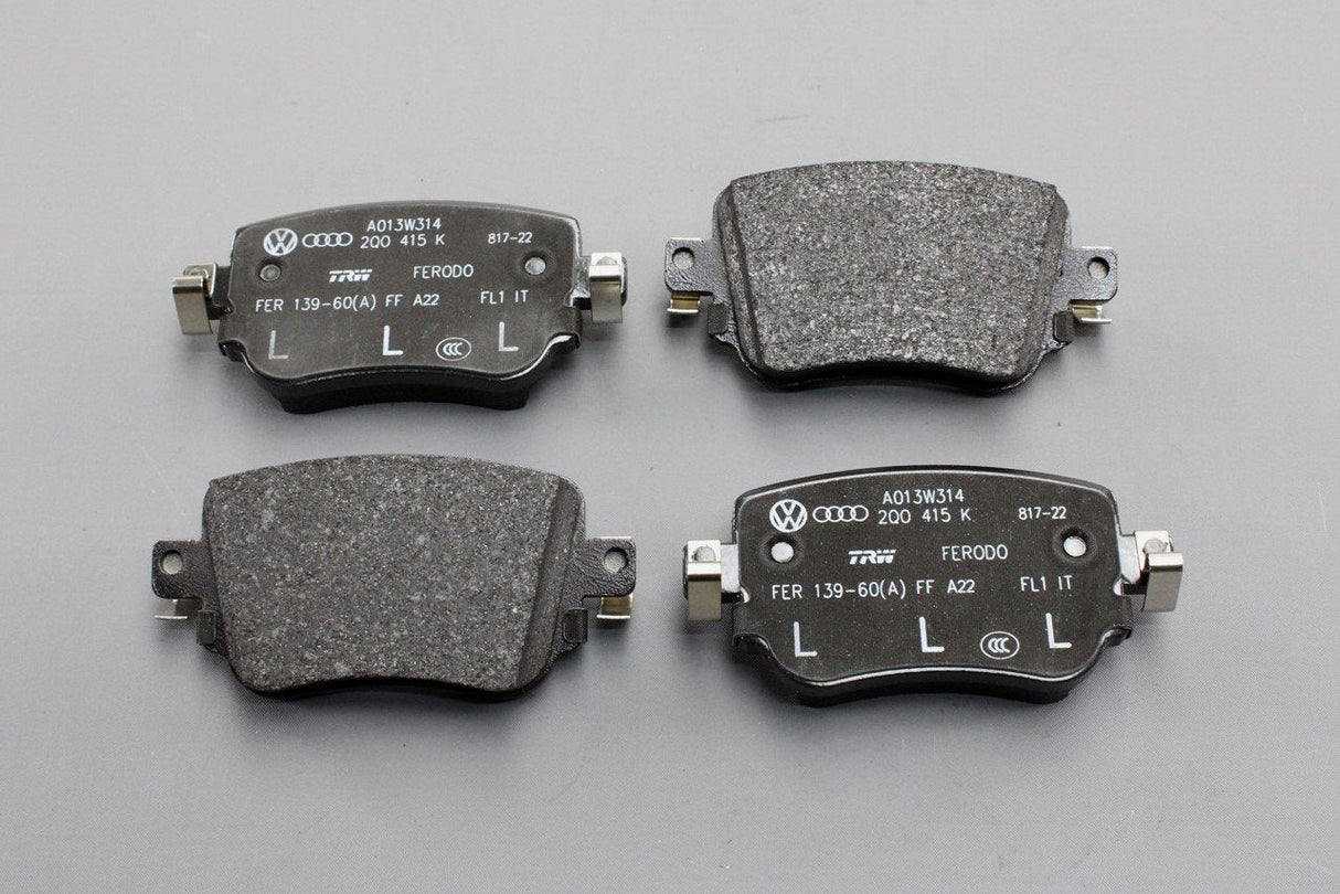 VW Polo GTI AW 18-on Audi A1 2019-on rear brake pads (270mm) 2Q0698451D