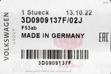 VW Touareg 2007-2010 Kessy control unit 3D0909137F 02J