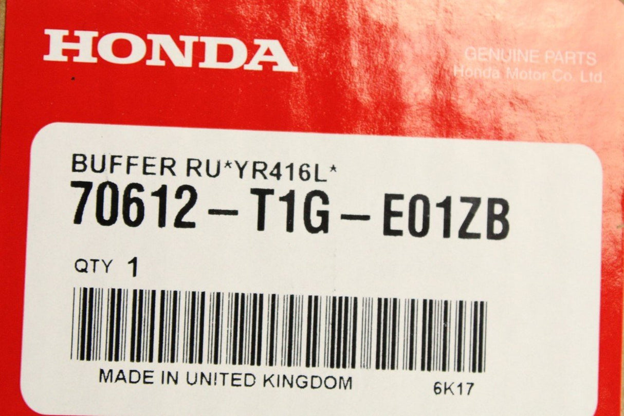 Honda sunroof shade seal trim 70612-T1G-E01ZB