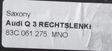 Audi Q3 RSQ3 19-on front premium textile floor mats (RHD) 83C061275 MNO