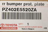 Toyota Auris bumper protection plate (rear) PZ402E5520ZA