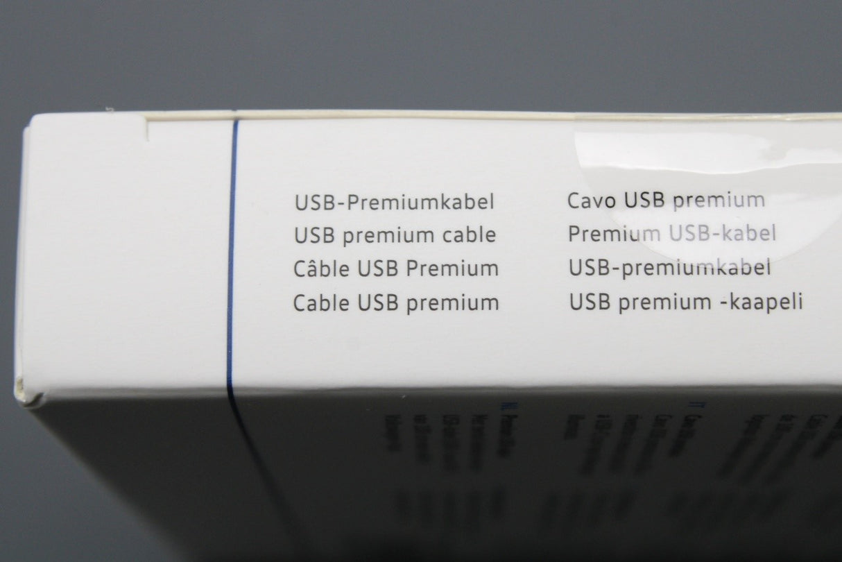 Volkswagen illuminated USB-C to USB-C premium charging cable 000051446CD
