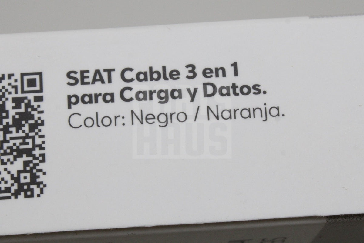 SEAT accessory 3-in-1 usb charging cable 000051444AN