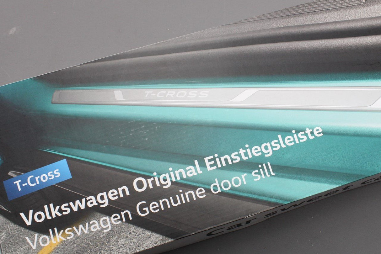 VW T-Cross 2019-Onward aluminium front door sill protector 2GM071303