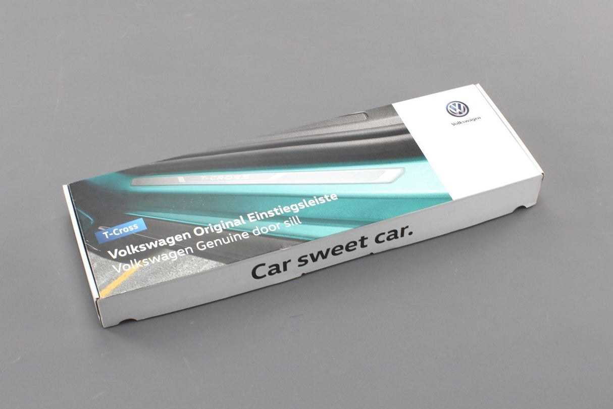 VW T-Cross 2019-Onward aluminium front door sill protector 2GM071303