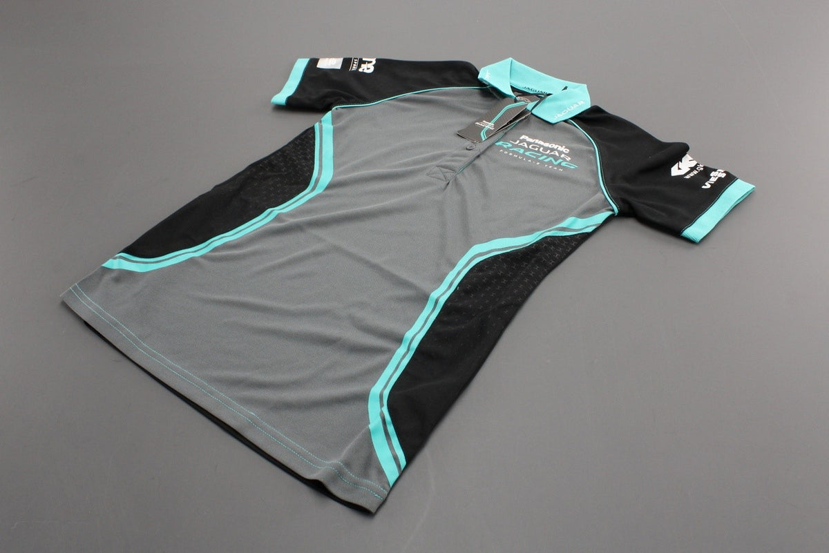 Jaguar racing Formula-E polo shirt (women's 14) JFPW341GYL, view 1