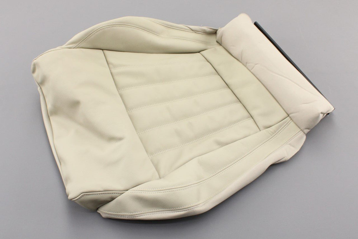 Skoda Karoq 18-On leather front seat cover (Stone Beige) 57A881406DL PYK