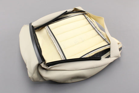 Skoda Karoq 18-On leather front seat cover (Stone Beige) 57A881406DL PYK