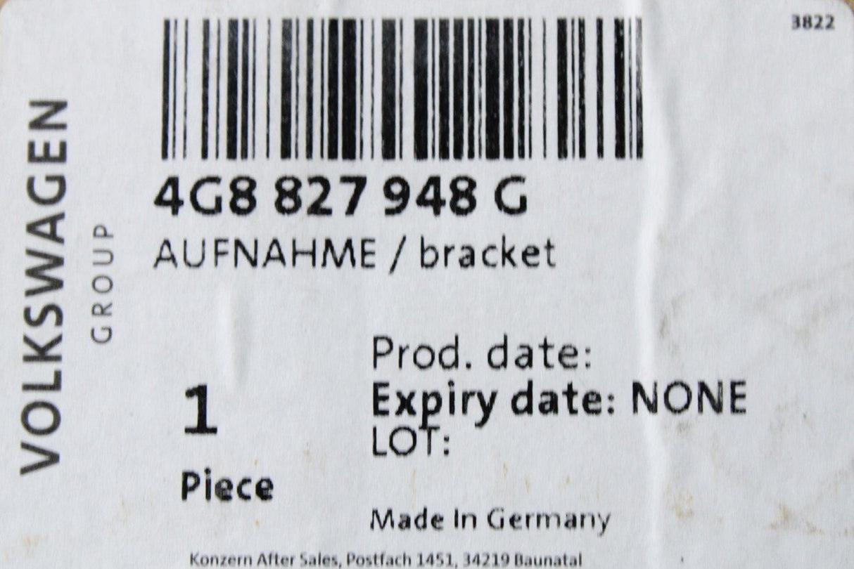 Audi A7 RS7 Sportback 2011-2018 spoiler bracket with actuator 4G8827948G