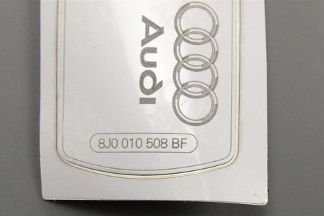 Audi A1 A3 Q3 TT diesel information sticker 8J0010508BF