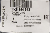 Audi A7 RS7 Sportback 2019-on roof frame seal (left) 4K8854543