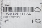 Audi RS6 RS7 2013-2018 front brake pads (390mm wavy) 4G0698151AE