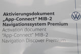 VW Touareg 2018-on app connect activation document (europe) 760054830