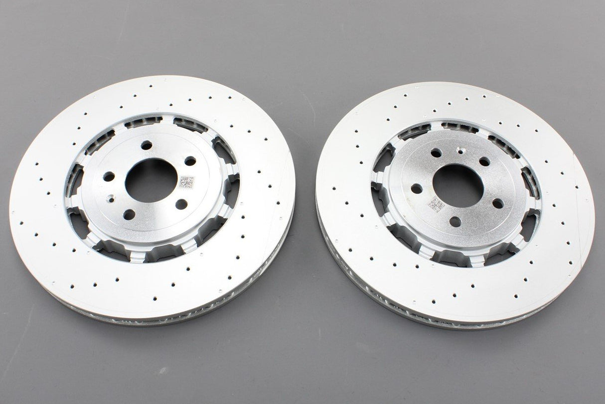 Audi RS6 RS7 RSQ8 2020-on rear brake discs pair (370x30mm) 4K0615601A