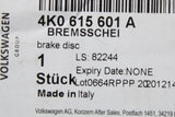 Audi RS6 RS7 RSQ8 2020-on rear brake discs pair (370x30mm) 4K0615601A