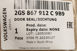 VW Polo AW 2018-on front inner door seal (right) 2GS867912C 9B9