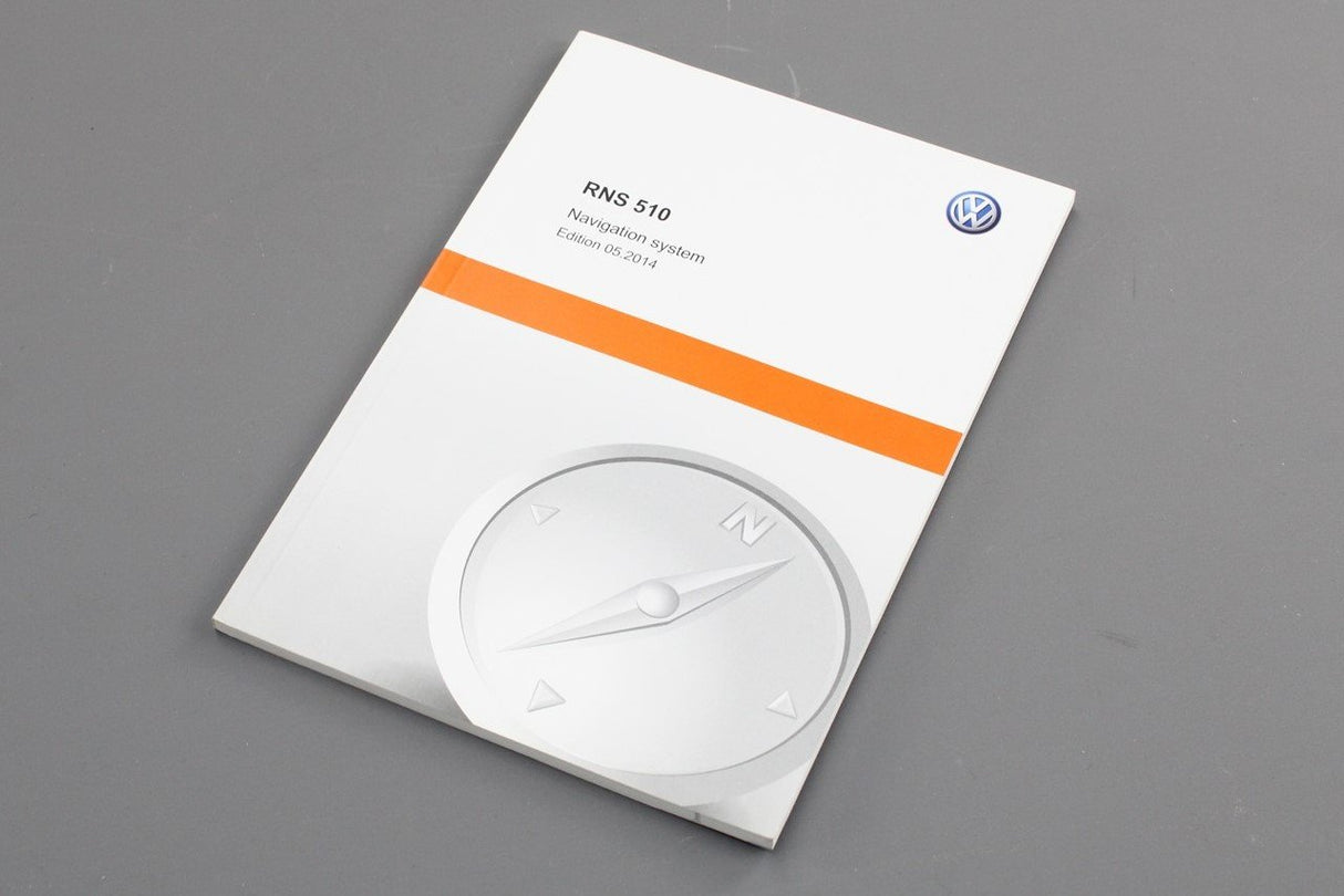 VW Volkswagen RNS 510 Navigation system instruction booklet 1515R6N5120