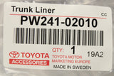 Toyota Corolla saloon boot liner (semi-rigid) PW241-02010