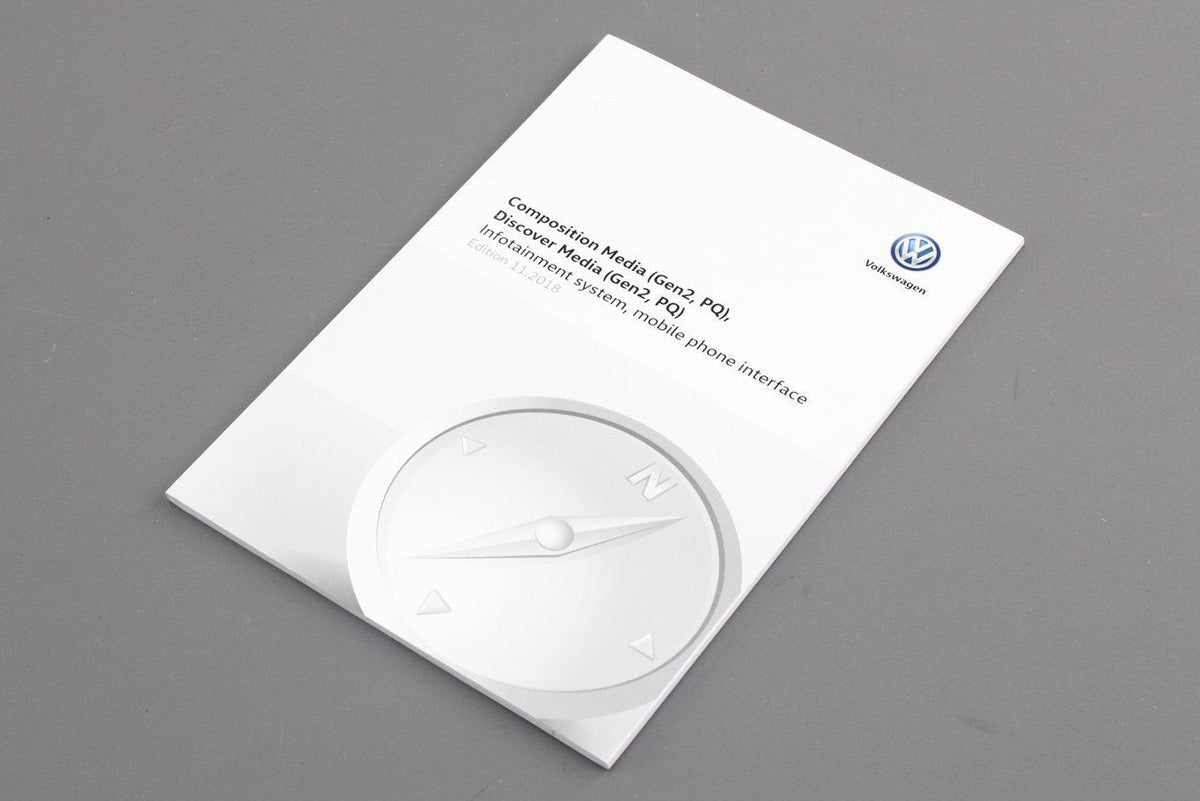 VW Composition/Discover Media Gen2 PQ instruction manual 7N1012720AA, view 1