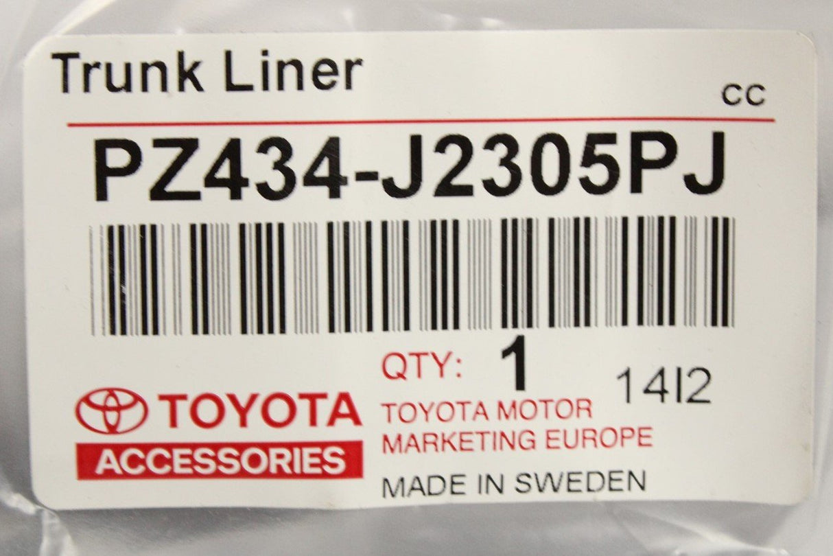 Toyota Land Cruiser 5 seater boot liner (semi-rigid) PZ434-J2305PJ