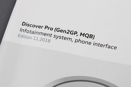 VW Volkswagen Discover Pro Gen2GP MQB instruction manual 5G6012720AA