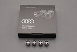 Audi set of 4 tyre valve caps 80A071215