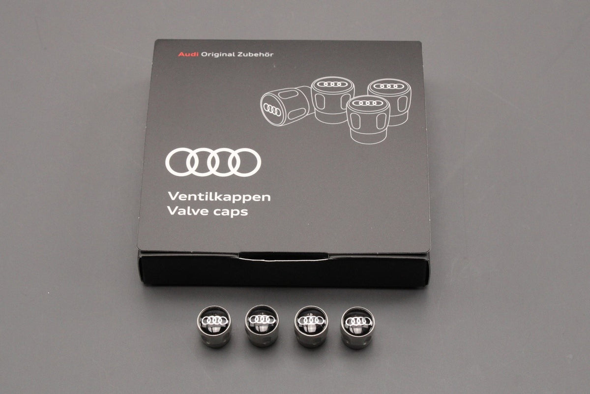 Audi set of 4 tyre valve caps 80A071215, view 1