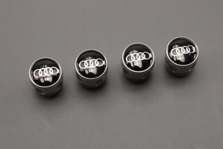 Audi set of 4 tyre valve caps 80A071215