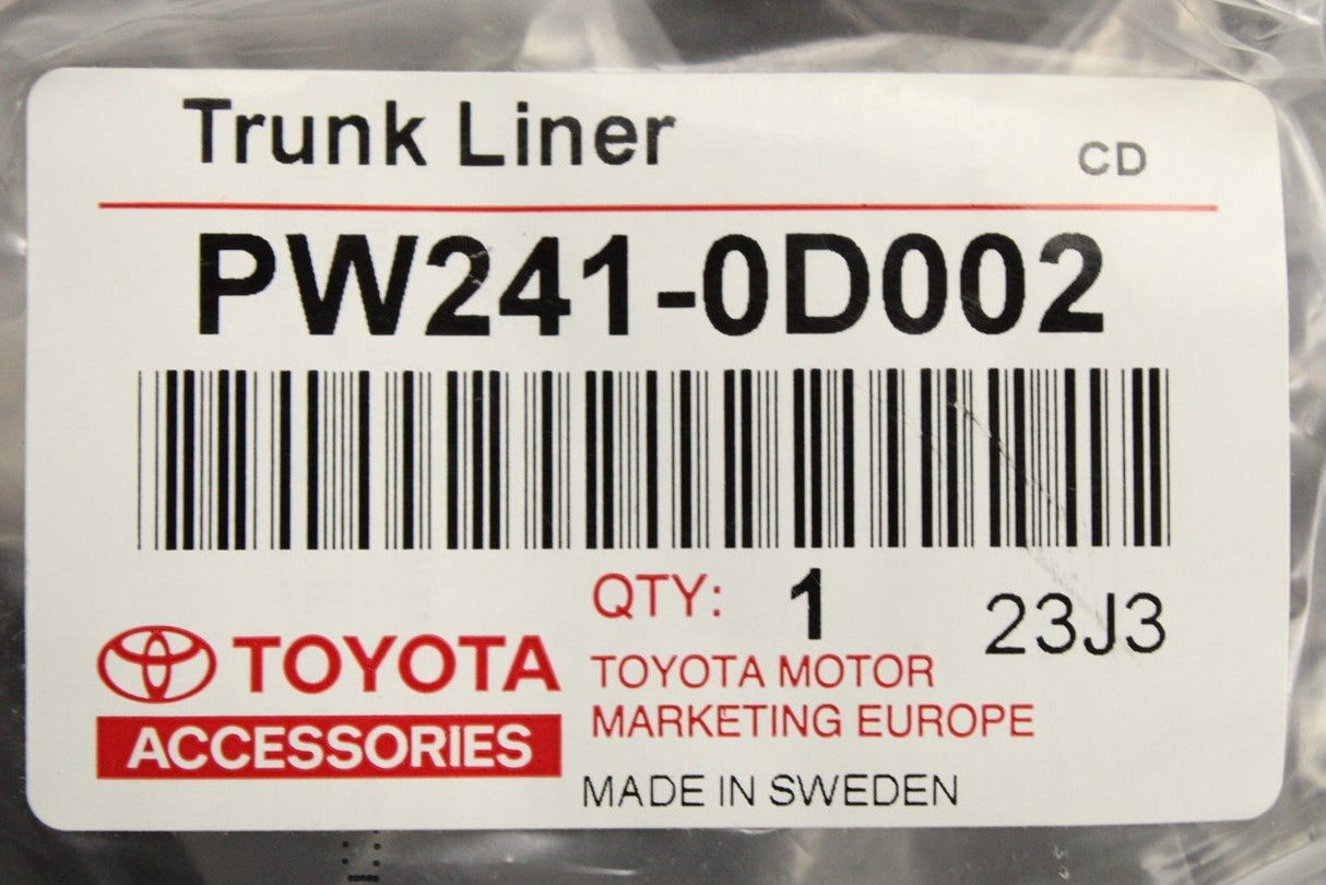 Toyota Yaris Cross boot liner (semi-rigid) PW241-0D002