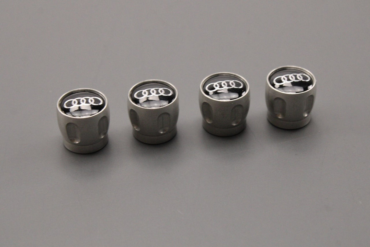 Audi set of 4 tyre valve caps 80A071215