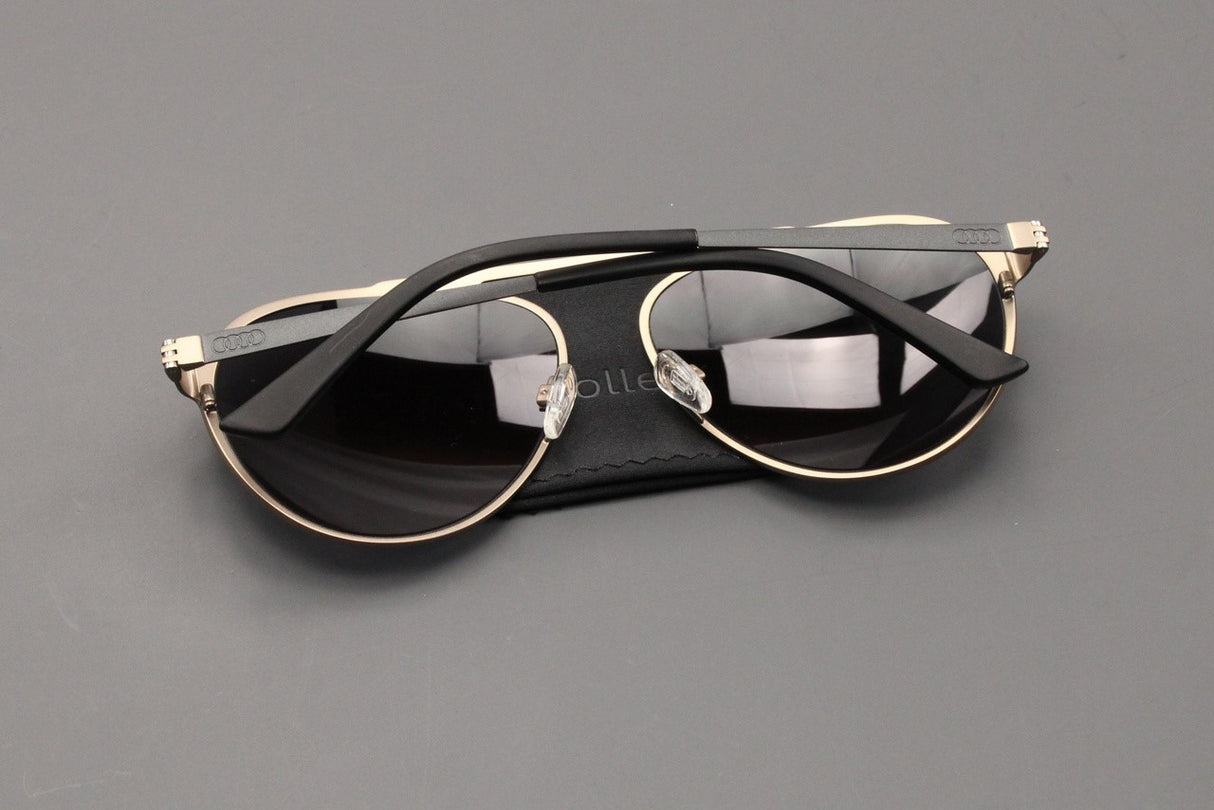 Audi men's pilot sunglasses in dark grey/sand 3112200300