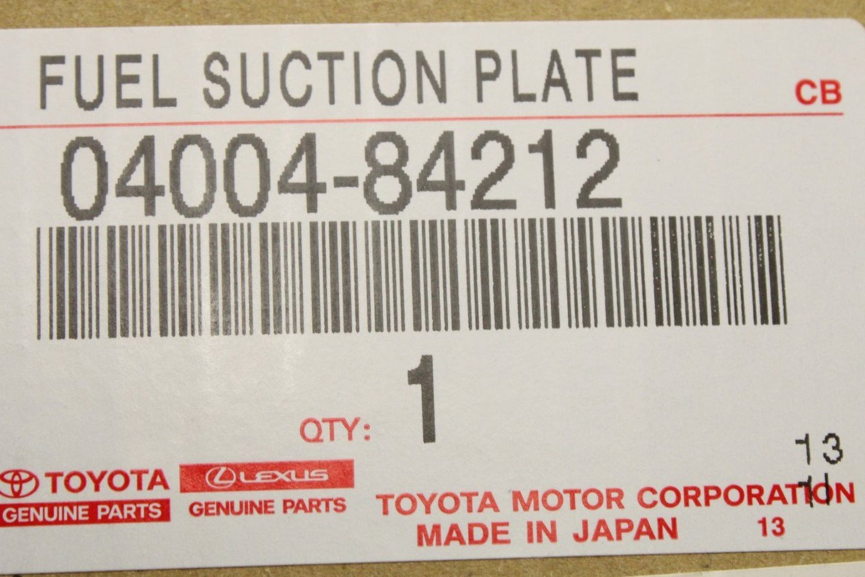 Toyota fuel sender suction plate 04004-84212