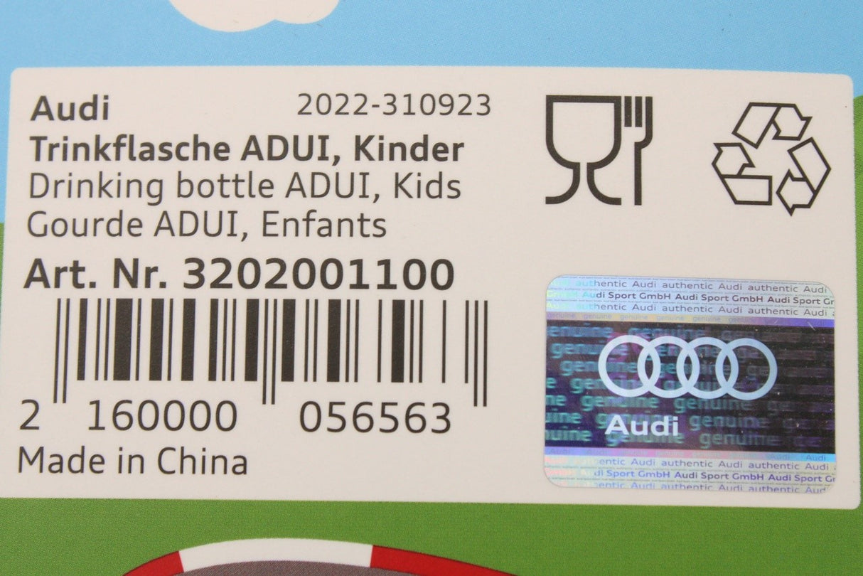 Audi kids ADUI water bottle 400ml 3202001100