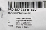 VW Polo 6R 6C 2010-18 centre rear seat belt guide trim 6R0857781B 82V