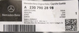 Mercedes-Benz SL R230 02-11 hardtop rear window seal (upper) A2307902898