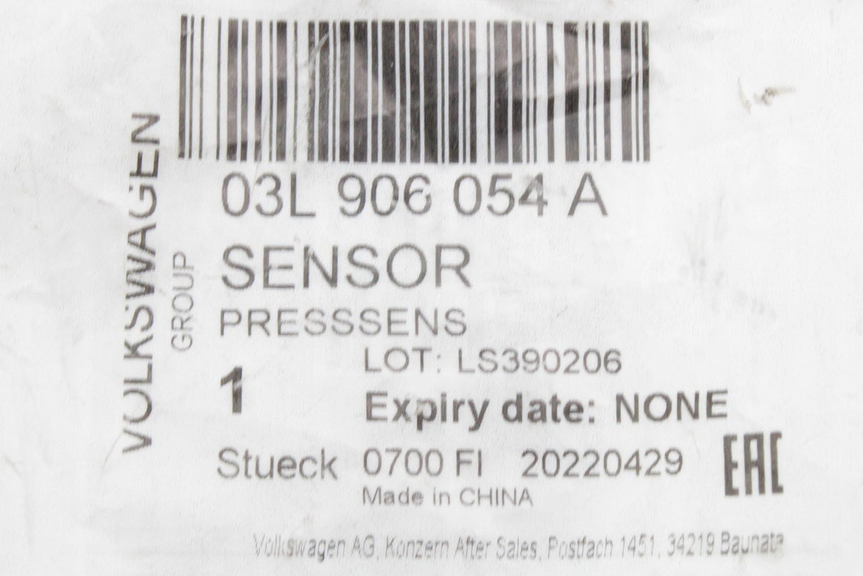 VW Audi Skoda SEAT 1.2 1.6 2.0 TDI fuel pressure sensor 03L906054A