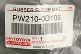 Toyota Yaris rubber floor mats set (front & rear) PW210-0D106