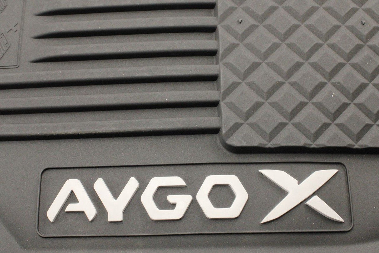 Toyota Aygo-X rubber floor mats set PW210-0H015