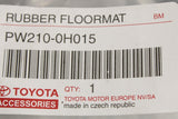 Toyota Aygo-X rubber floor mats set PW210-0H015