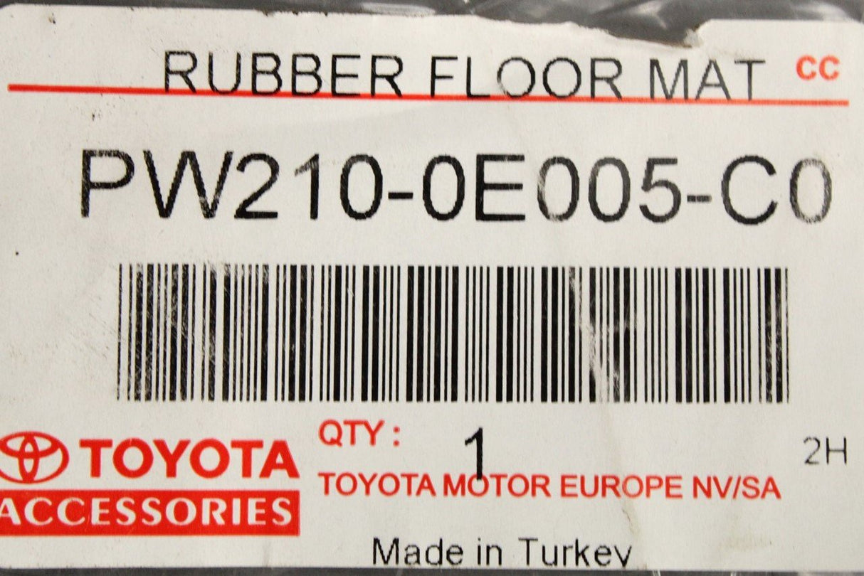 Lexus RX rubber floor mats set PW210-0E005-C0