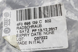 Audi A1 A3 A4 A5 A6 locking wheel nut with key code B 4F0698139C 802
